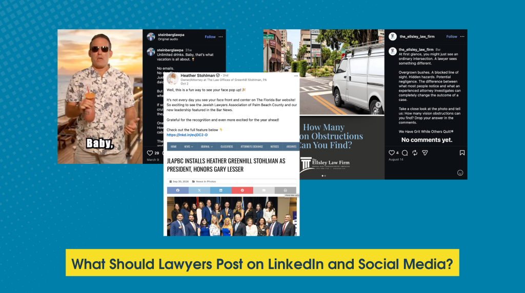linkedin content for lawyers post examples